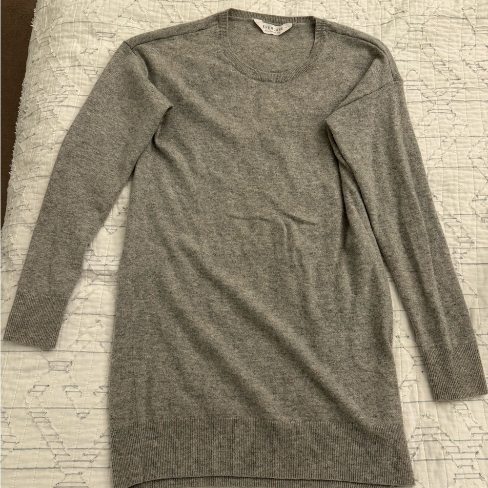 100% CASHMERE Everlane Grey Sweater
